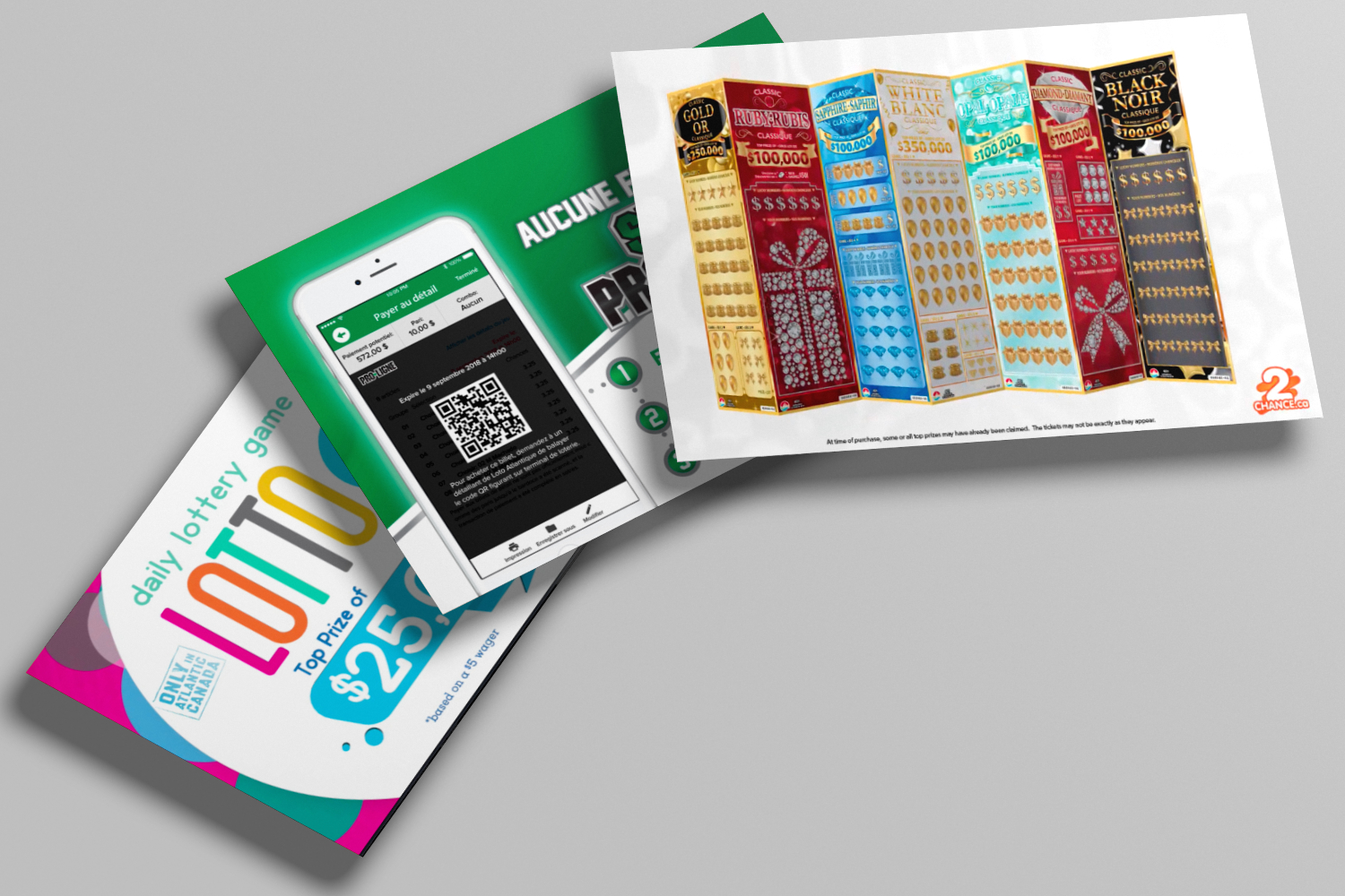Creative Portfolio Layout for Atlantic Lottery Corporation