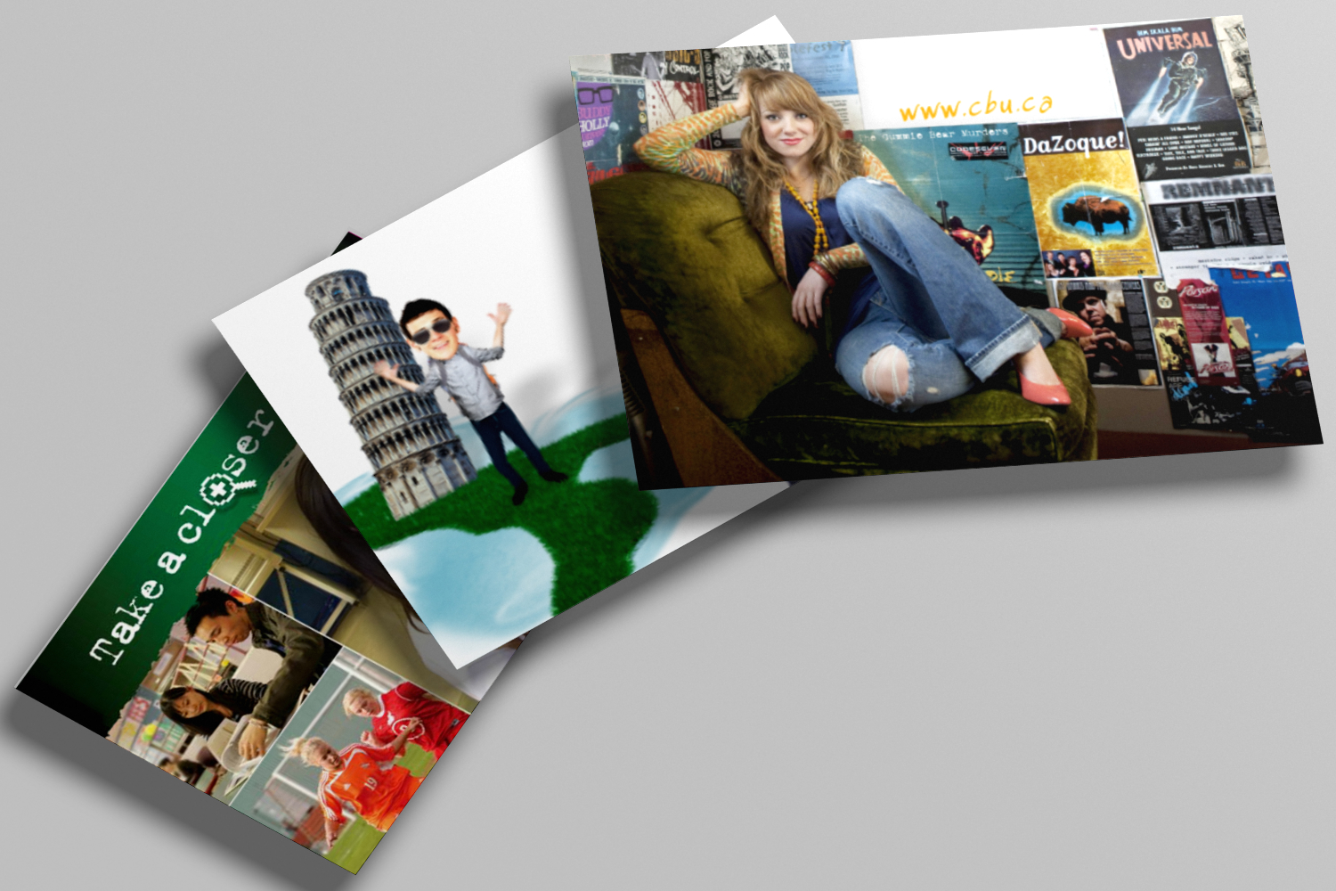 Creative Portfolio Layout for Cape Breton University