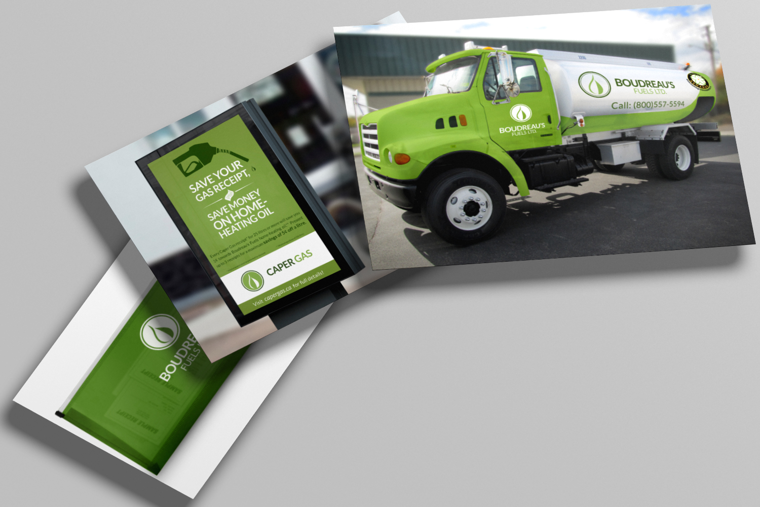 Creative Portfolio Layout for Caper Gas