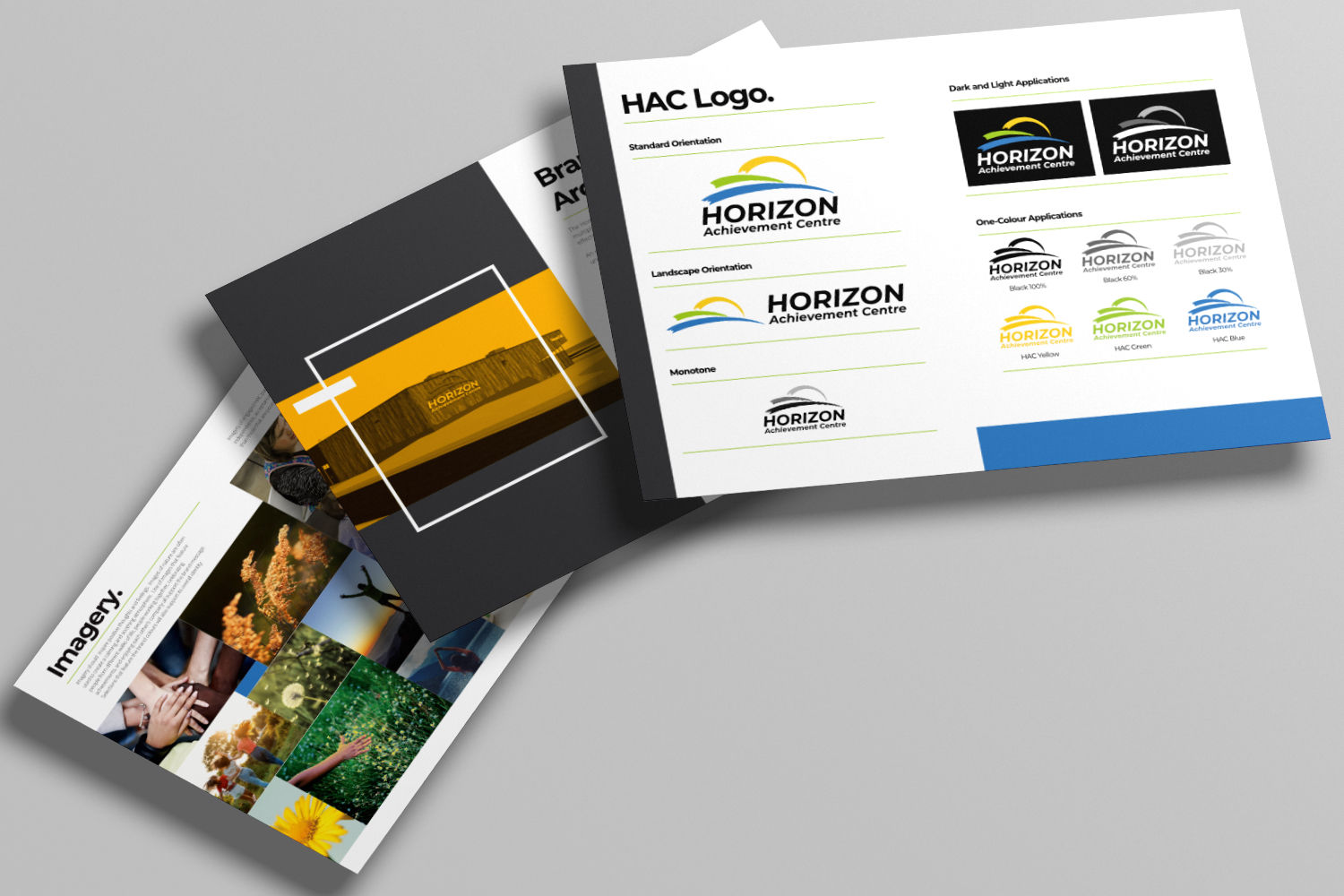 Creative Portfolio Layout for Horizon Achievement Centre