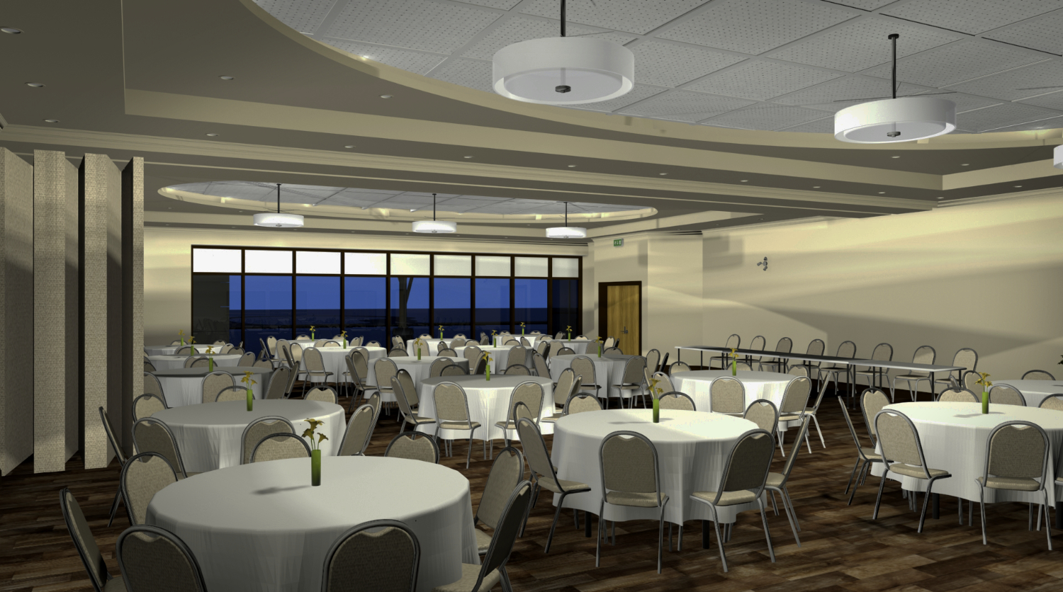 HAC Banquet Hall Conceptual Rendering
