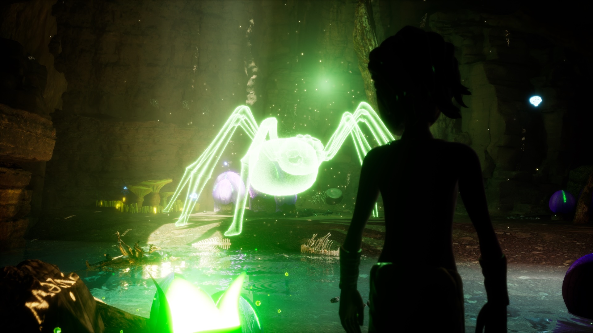 Kun’tewiktuk: A Mi’kmaw Adventure Still Image of U'n with Spirit Spider