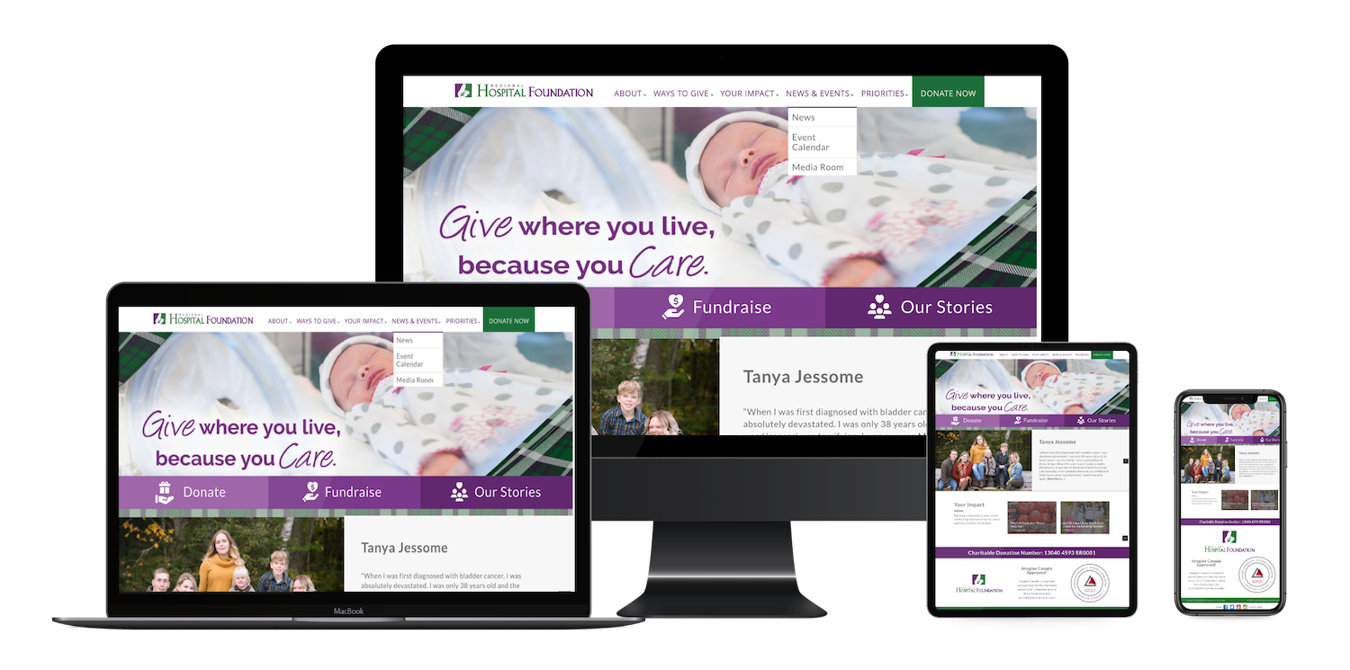 Cape Breton Regional Hospital Foundation Website