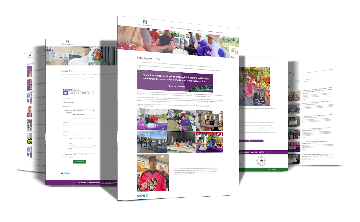 Cape Breton Regional Hospital Foundation Website